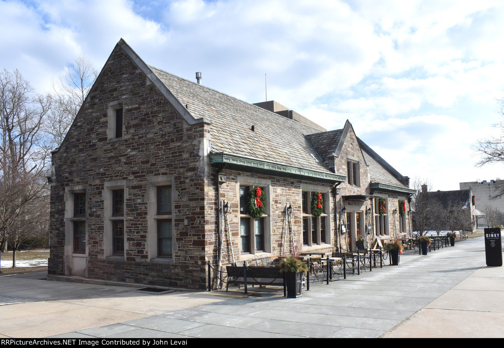 This building used to be the old NJT Princeton Station along University Place which was a bit closer to the main shopping area. Since the Princeton Station relocated to the location next to the Wawa, ridership has gone down a lot on the Dinky. There is a 